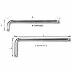 Rankena galvutėms L-tipo AFAN1614 1/2x14"