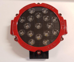 Žibintas LED 12/24V,51W TR-B051-02 apvalus raudona