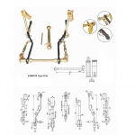 Prikabinimo sistema Kubota 3D. 33097