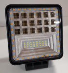 Žibintas LED 12/24V,126W TR-5126 baltas/geltonas