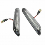 BMW E46 E60 E82 E87 E90 skaidrūs LED posūkiai
