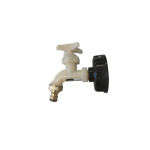 Plastikinis pajungimas prie IBC konteinerio 60mm su kraneliu