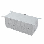 Komponentum oro paskirstymo kolektorinės dėžės 160-12x75 korpusas