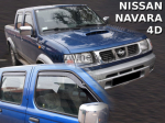 NISSAN PICK UP D22 4 durų 2001 &rarr; 2005 (+OT) Langų vėjo deflektoriai keturioms durims