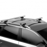 Stogo skersiniai PEUGEOT 407 SW universalas 2004 &rarr; 2010 Thule SmartRack XT Alu