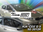 KIA CEED II 5 durų 2012 &rarr; 2018 Langų vėjo deflektoriai priekinėms durims