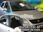 SUZUKI SX4 4D 2006 &rarr; 2014 (+OT) Sedanas Langų vėjo deflektoriai keturioms durims