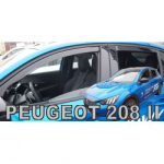 PEUGEOT 208 5 durų 2019 &rarr; (+OT) Langų vėjo deflektoriai keturioms durims