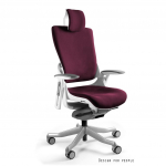 Profesionali Ergonominė Biuro kėdė | WAU 2 - WHITE/FABRIC