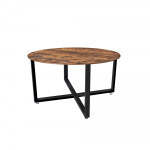 Pramoninio stiliaus apvalus Kavos staliukas |  88 x 88 x 47 cm