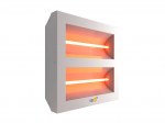 Halogeninis infraraudonųjų spindulių &scaron;ildytuvas SBH 4000W - Balta (RAL 9016) / 40C modelis
