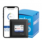 Comfort Heat i&scaron;manus termostatas ComfortWiFi - Juoda