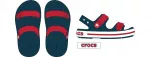 Crocs&trade; Crocband Cruiser Sandal Navy/Varsity Red - 22