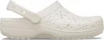 Crocs&trade; CLASSIC FLORAL CUT OUT CLOG Chalk - 38,5