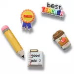 Crocs&trade; Crocs Best Teacher 5 Pack 198445231971 Crocs Best Teacher 5 Pack 198445231971 - One size