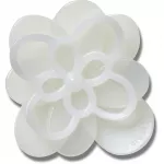 Crocs&trade; Crocs BLOOMING WHITE FLOWER 1 198445154386 Crocs BLOOMING WHITE FLOWER 1 198445154386 - One size