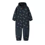 NAME IT Softshell kombinezonas unisex "&Scaron;uniukai" (Tamsiai mėlynas) - 104