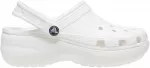 Crocs&trade; Classic Platform Clog White - 42.5