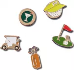 Crocs&trade; 19th Hole 5 Pack Multi - One size