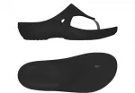Crocs&trade; Kadee Wedge Flip Black - 42.5