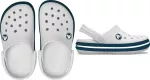 Crocs&trade; Crocband Clog Kid’s 207005 White/Navy - 25