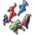Crocs&trade; Crocs Avengers 5PCk 198445136528 Crocs Avengers 5PCk 198445136528 - One size