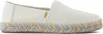 TOMS WHITE ONYX TEXTURED DENIM 10021934 White - 37