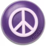 Crocs&trade; Crocs Black and Pink Peace Sign 198445127236 Crocs Black and Pink Peace Sign 198445127236 - One size