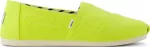 TOMS BRIGHT LIME HERITAGE CANVAS 10021937 Medium Green - 41
