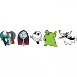 Crocs&trade; Crocs Nightmare Before Xmas 5 Pack 198445201394 Crocs Nightmare Before Xmas 5 Pack 198445201394 - One size