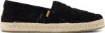 TOMS BLACK CROCHET LACE 10021938 Black - 41