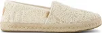 TOMS NATURAL CROCHET LACE 10021941 Natural - 38,5