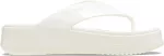 Crocs&trade; GETAWAY PLATFORM PATENT FLIP Chalk - 41
