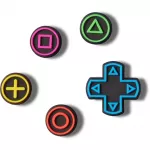 Crocs&trade; Jibbitz Game Controller 5 Pack 198445128691 Jibbitz Game Controller 5 Pack 198445128691 - One size