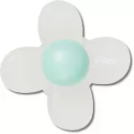 Crocs&trade; Crocs Iridescent Flower with Blue 198445108273 Crocs Iridescent Flower with Blue 198445108273 - One size