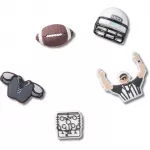 Crocs&trade; Jibbitz Football Team 5 Pack 198445128905 Jibbitz Football Team 5 Pack 198445128905 - One size