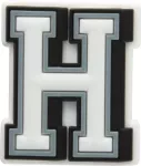 Crocs&trade; Crocs JIBBITZ LETTER H G0580200-MU Crocs JIBBITZ LETTER H G0580200-MU - One size