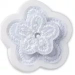 Crocs&trade; Crocs Elegant White Floral 2 198445128073 Crocs Elegant White Floral 2 198445128073 - One size