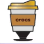 Crocs&trade; Crocs Jibbitz 3D To Go Coffee Cup 198445377099 Crocs Jibbitz 3D To Go Coffee Cup 198445377099 - One size