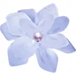 Crocs&trade; Crocs Jibbitz Periwinkle Flower with Pearl 198445377983 Crocs Jibbitz Periwinkle Flower with Pearl 198445377983 - One size