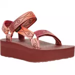 TEVA sandalai Flatform Universal Sunscape moterims (Ruda/Bordo) - 39