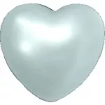 Crocs&trade; Crocs Jibbitz Pearl Heart 198445378003 Crocs Jibbitz Pearl Heart 198445378003 - One size