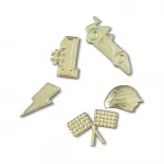 Crocs&trade; Crocs BURNING RUBBER 5 PACK G1132000-MU Crocs BURNING RUBBER 5 PACK G1132000-MU - One size