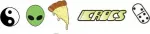 Crocs&trade; Crocs DUDE PIN BACKER 5-PACK G0877800-MU Crocs DUDE PIN BACKER 5-PACK G0877800-MU - One size