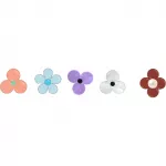 Crocs&trade; Crocs Expressive Floral Mix 5 Pack 198445231452 Crocs Expressive Floral Mix 5 Pack 198445231452 - One size
