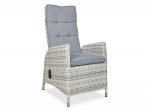 Fotelis Malta White Grey