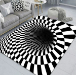 Modernus 3D kilimas su optine iliuzija 40x60