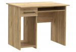 Kompiuterio stalas su stalčiais ir lentyna S66 Craft