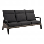 Trivietė lauko sofa su reguliuojamais atlo&scaron;ais TREVISO BRICK