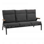 Trivietė lauko sofa su reguliuojamais atlo&scaron;ais FLORENCE